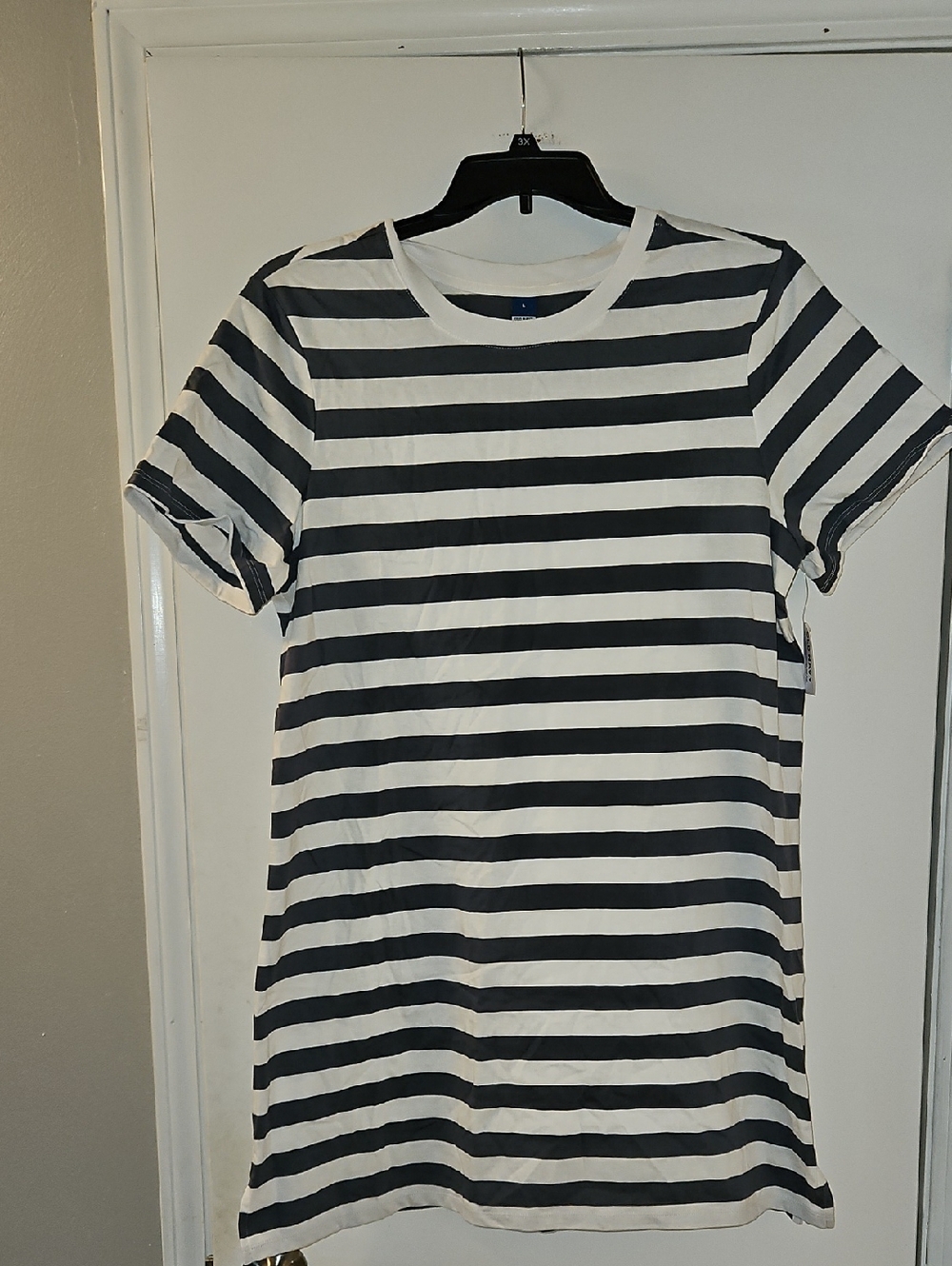 NWT Old Navy Striped Blue and White Vintage Tee Shirt Dress